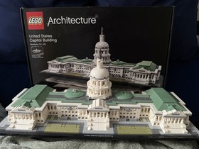LEGO Architecture LOT US Capitol 21030 White House 21006 Jefferson 21002 - 100%