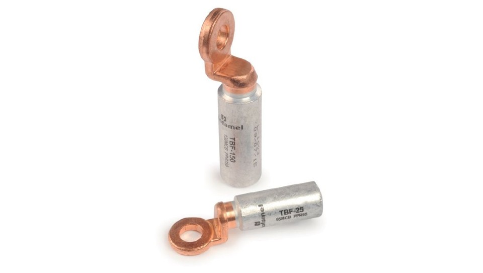 Ring cable lug CU/AL 150mm2 / Bimetal lug / 110170 AL-CU TBF-150 /T2UK ...