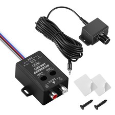 Car Audio Line Output Converter, Includes 3.5mm Jack Port Universal Bass Knob...