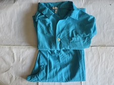 Mens See Through Pyjamas Sky Blue Large 38ins Chest 34ins Waist 28ins Inside Leg