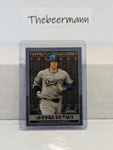 2024 Topps Heritage High Number Shohei Ohtani Perfectly Programmed #PP-2 Dodgers