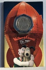2019 Wallace and Gromit 50p BU Strike Your Own
