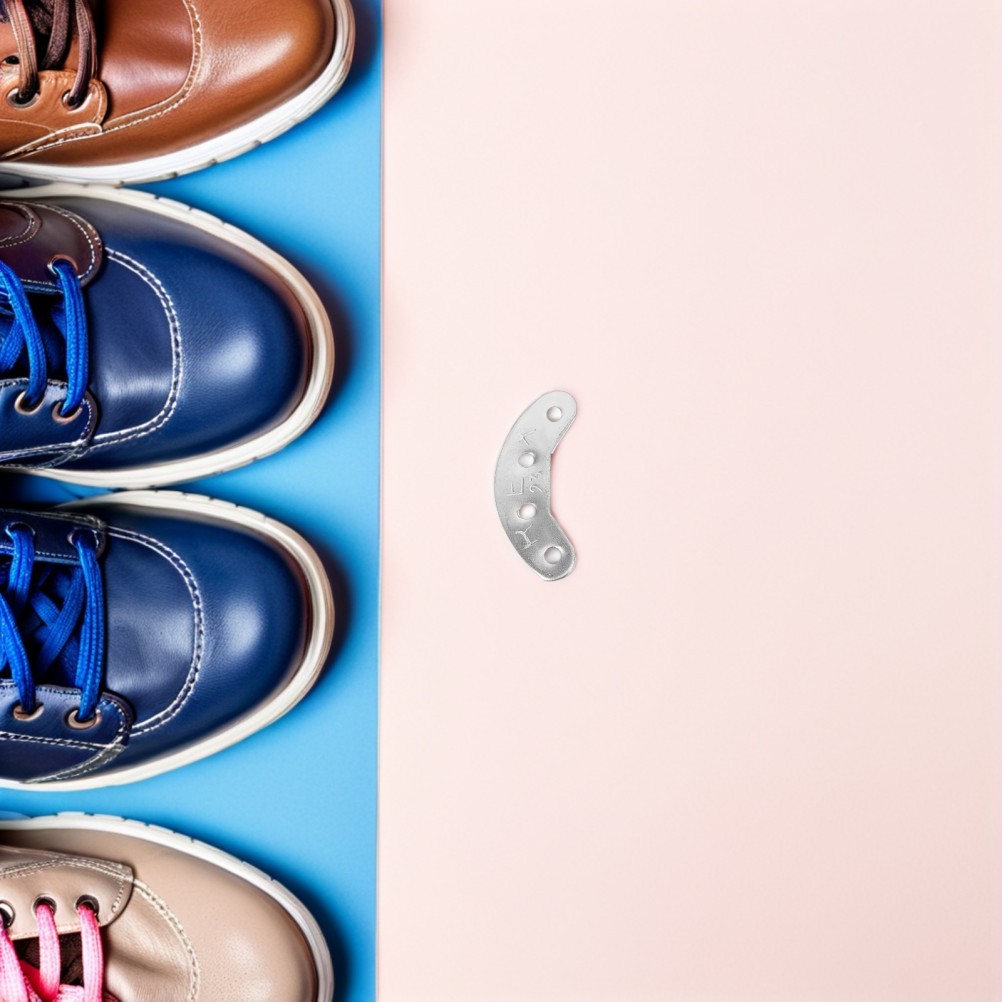 4 Pairs Heel Taps Boot Repair Kit Plate Replacement Plates