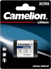 CAMELION 2CR5 LITHIUM PHOTO CAMERA BATTERIES 6V 1400mAh DL245 1BL EXP 2032 NEW