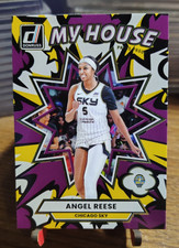 2025 Donruss WNBA - Angel Reese My House Purple Press Pass #6 Sky