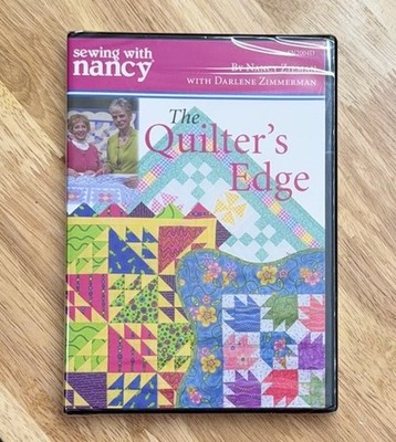 DVD Sewing With Nancy Zieman The Quilter's Edge - Instructional BRAND NEW SEALED