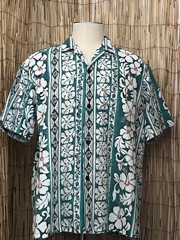 Royal Creations Mens SS Button Up Hawaiian Shirt-XL-Cotton Poly-MADE IN HAWAII