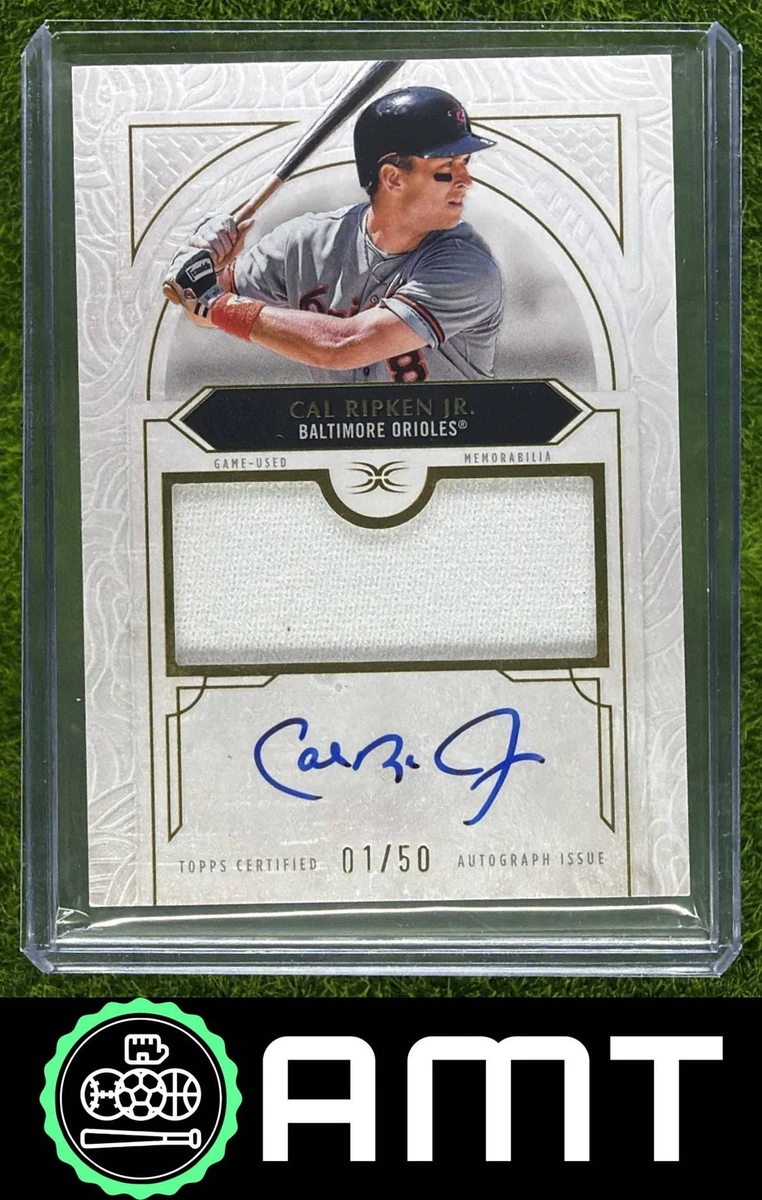 Topps Baseball Cal Ripken, Jr. Autographed Sports Trading Cards 
