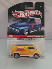Hot Wheels 2010 Slick Rides #20/34 Custom '77 Dodge Van Yellow - Real Riders