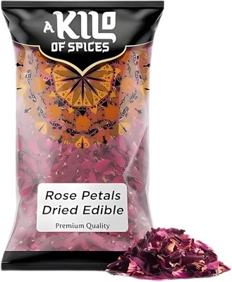 Ein Kilo Gewürze | Premium getrocknete Rosenblätter - 200g | natürlich & essbar - 
