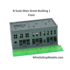 N Scale Main Street Building 1