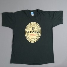 Vtg Guinness Beer T-Shirt Sz XL Fruit Of The Loom Single Stitch Made In USA