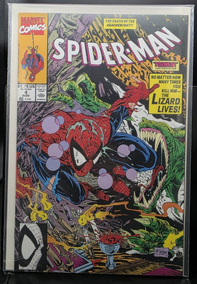 Spider-Man #4 1990 Marvel Todd McFarlane Torment Part 4 Lizard Calypso