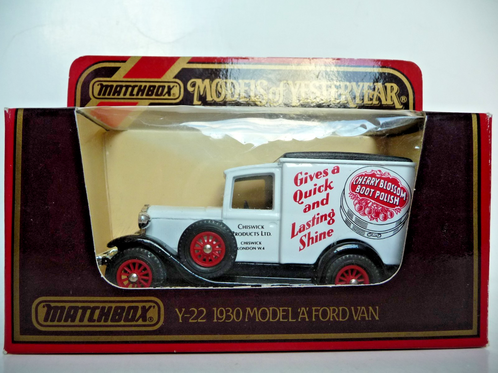Matchbox Models of Yesteryear Y22 1930 Ford Model A Van Cherry Blossom Polish