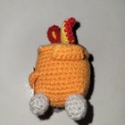 Emotional Support Crochet Dumpster Fire Creative Crochet Funny Toy Gifts — photo 3