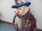 Two Fabric Snowman Dolls — photo 5