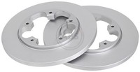 2X A.B.S. Bremsscheibe Beschichtet 18449 FüR Ford V363 FCD Transit FDD FED FFD