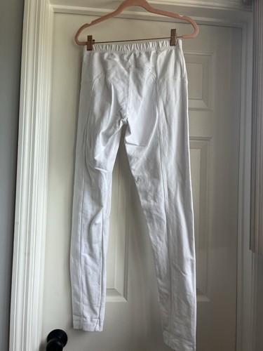 Fresh Produce White Madison 100% Cotton Leggings Pants Sz S NWT
