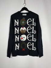 CHRISTMAS NOEL Jumper - Medium - Navy - Great Condition -Men’s