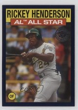 2021 Topps 1986 Topps All-Star Baseball Blue Rickey Henderson #86AS8 HOF b4d