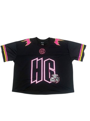 Scooby-Doo! Hex Girls Women's Cropped Football Jersey Size Small