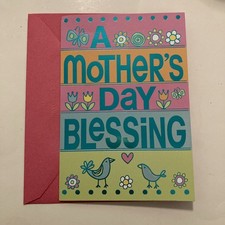 Happy Mother's Day Hallmark large greeting Card  Envel. 5.5x8" 