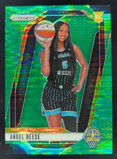 2024 Panini WNBA Prizm Green Pulsar Prizm #147 Angel Reese RC /25