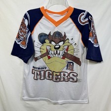 Vintage Detroit Tigers Taz Mesh Baseball Jersey 1996 90s MLB M Kevin McGonigle