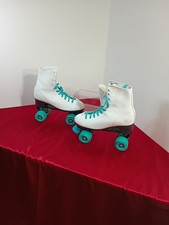 C SEVEN Women's SZ 7 Retro Design Mint Quad Roller Skates C7-RSB-MT 