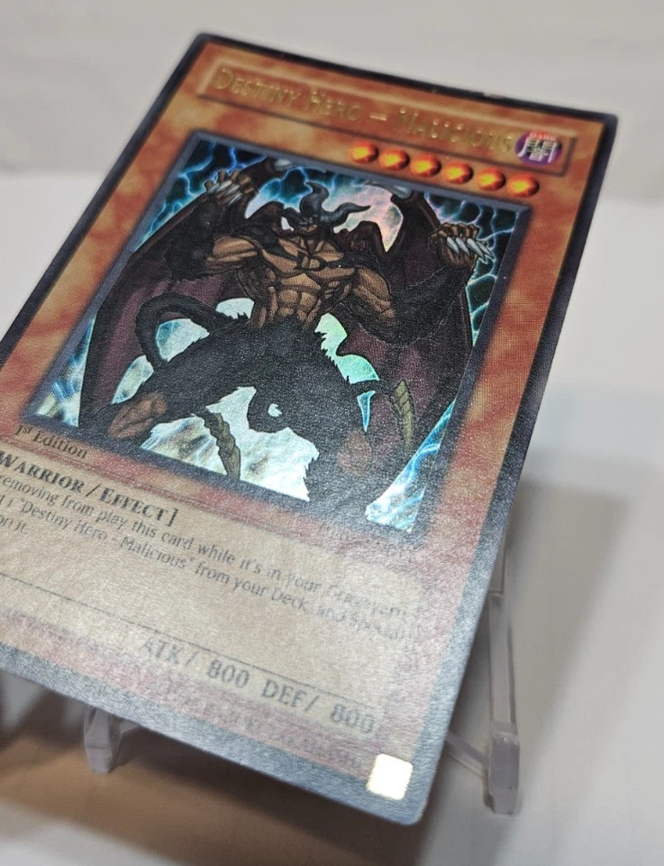 Destiny Hero - Malicious DP05-EN011 Ultra Rare 1st Edition Yugioh 147 - Image 2 of 4
