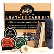 Awaydol 10 PCS Leather Care Kit - Horsehair 6X10inch, Cleaning