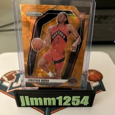 2024-25 Panini Prizm - Jonathan Mogbo #260 Orange Ice Prizm (RC)