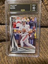 2023 Leaf Draft - Base V2 Green B2-8 C.J. Stroud Rookie Card Gem Mint 10