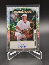 2026 Leaf Metal Baseball Dylan Volantis Armed & Dangerous Auto #2/10 Texas