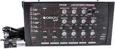 ORION XTR-X4R 4-WAY ELECTRONIC (ACTIVE) CROSSOVER NETWORK w/ REMOTE BASS BOOST