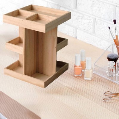 360 drehbarer Make-up Organizer Make-up Aufbewahrung Ständer Dekoration Regal Kosmetik