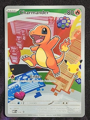 Pokemon Charmander 038 Black Star Promo BSP