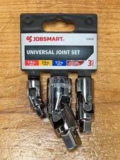 JobSmart 1038934 1/4 in., 3/8 in. and 1/2 in. Drive Set, Universal Joint, 3 pc.