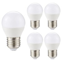 Kobi E27 Led-Lampe Globe 6W 470Lm 4000K Neutralweiß 5 StüCk
