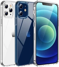 For Apple iPhone 12 / 12 Pro Case Slim Clear TPU 1.8mm Thick Silicone Gel Cover