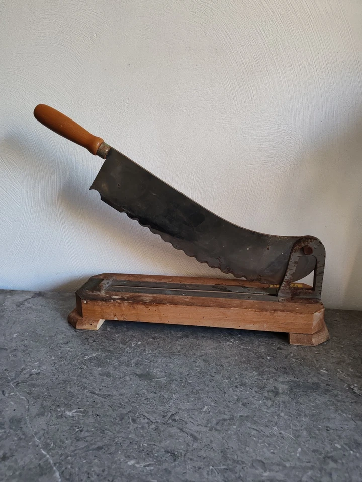 Tranche Pain Ancien "Au Nain". Couteau A Pain Vintage Français. - Bild 3 von 4