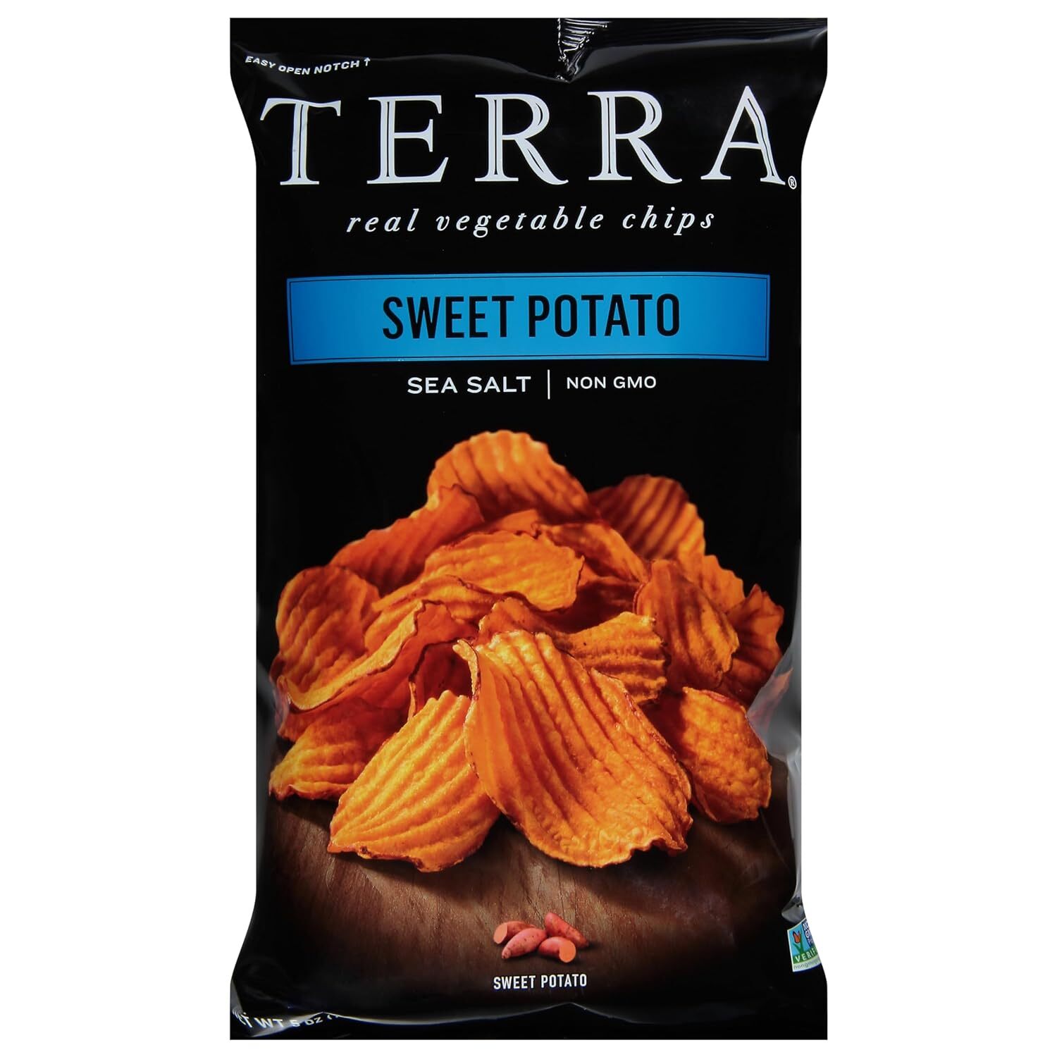Чипсы Terra Chips из сладкого картофеля, овощные чипсы с морской солью, 6 унций