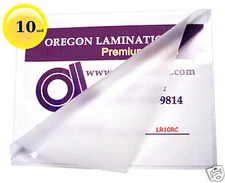 10 Mil Letter size Hot Laminating Pouches 9 x 11-1/2 [50/pack] Clear 9x11.5