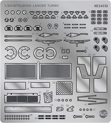 PLATZ/NuNu 1/24 DETAIL UP PARTS for MITSUBISHI LANCER HONG KONG BEIJING RALLY
