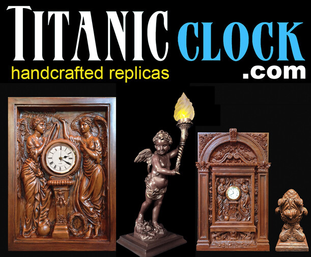 希少　未使用　非売品　タイタニック 木製置き時計　TITANIC　CLOCK 未使用 純正 非売品 タイタニック 木製置き時計 TITANIC CLOCK