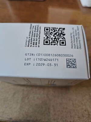 OneTouch Delica Plus 30G Lancets (Pack of 100 Units) EXP. 03/31/2029