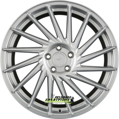 Keskin KT17 Hurricane silver painted 8x18 ET45 - LK5/108 ML72.6 Felge Alu