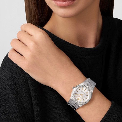 Plein Sport Damen Uhr Analog Quarz METRONAUT 36 MM PSDGA0325 Edelstahl - Bild 4 von 5