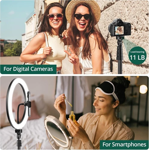 12" LED Ring Light with Tripod Stand Phone Mount for YouTube Makeup Video Live - Picture 9 of 9