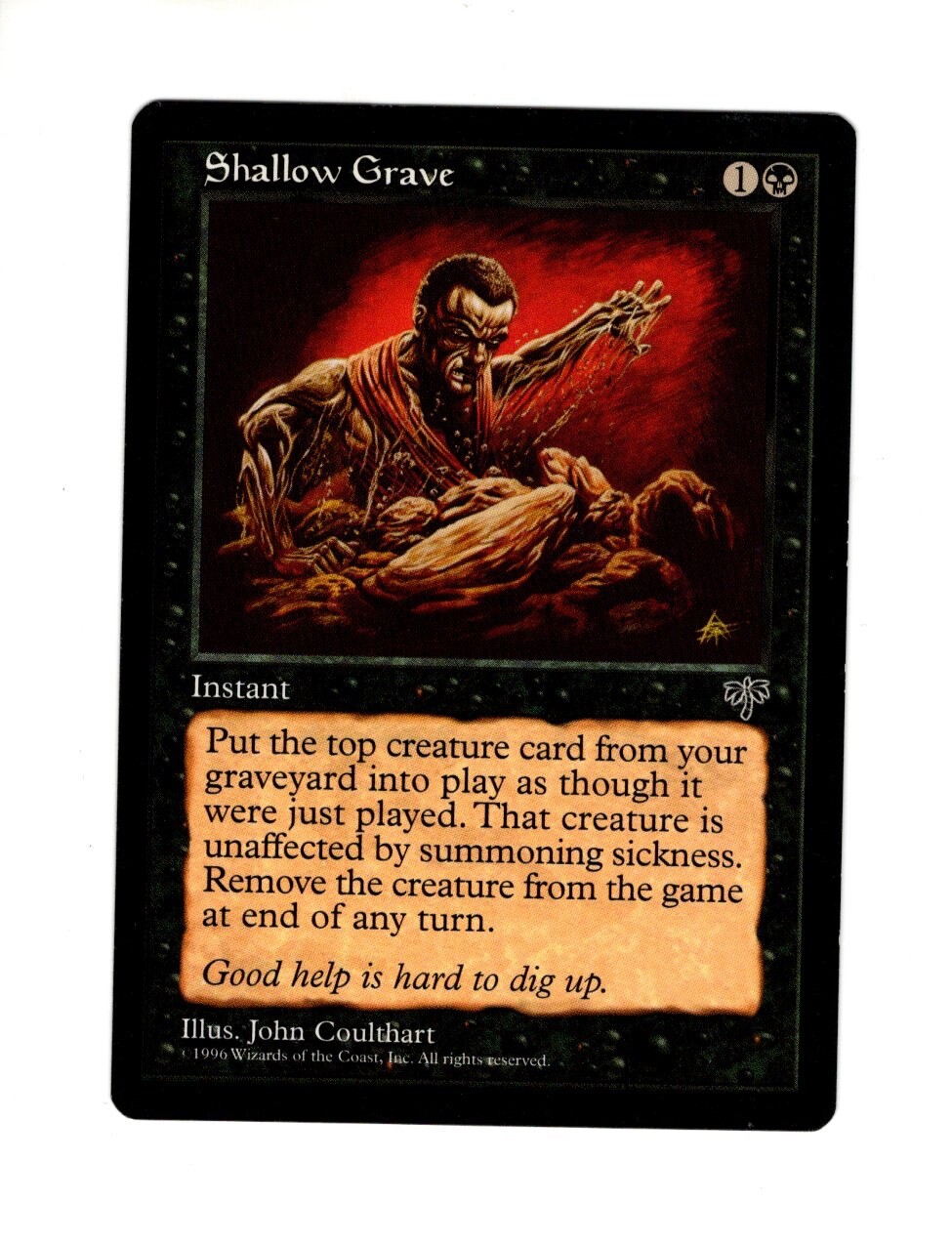 Shallow Grave Mirage LP MTG Magic the Gathering f